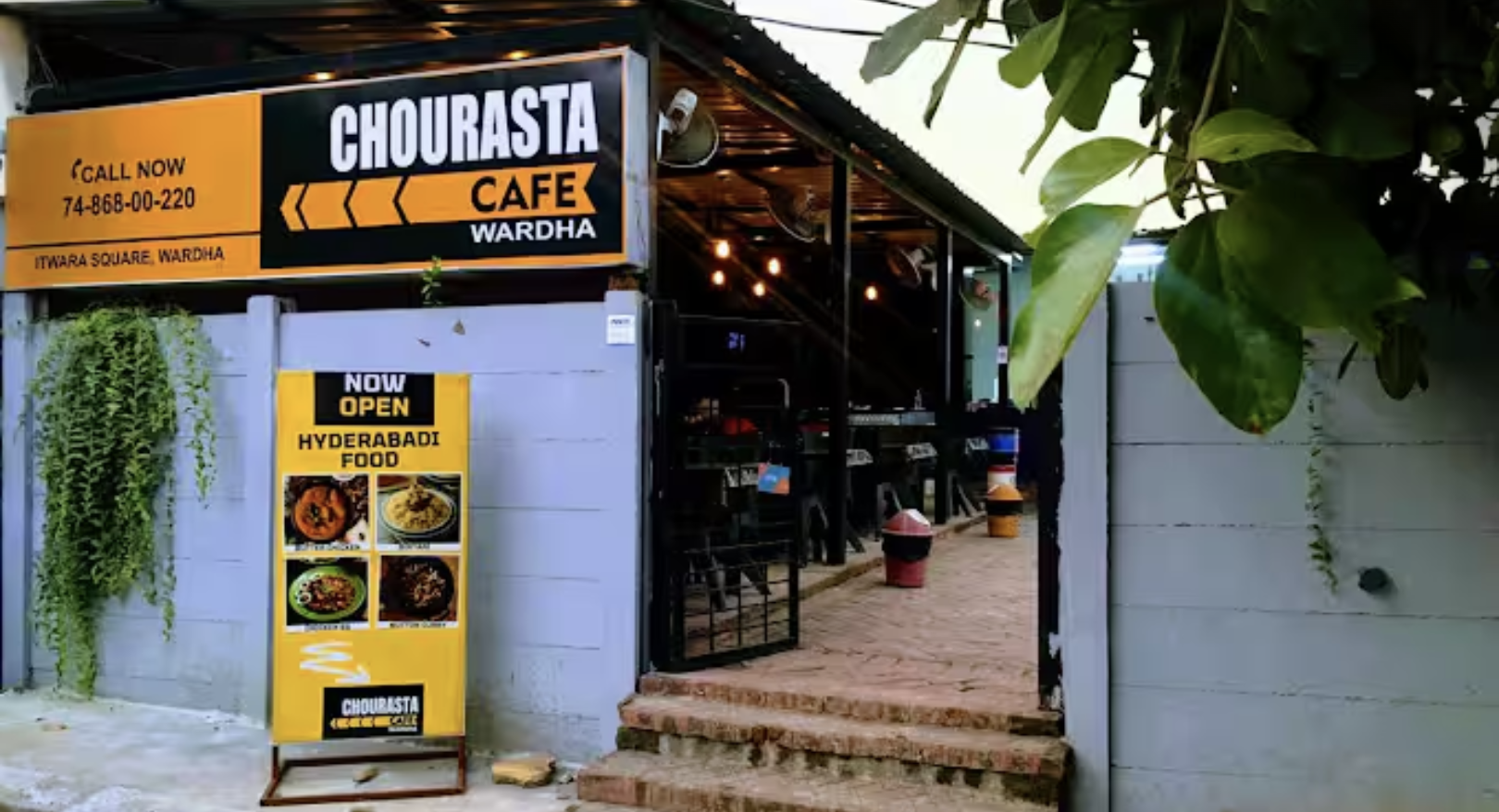 Chourasta Cafe entrance
